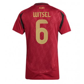 Belgie Axel Witsel #6 Dámské Domácí Dres ME 2024 Krátký Rukáv